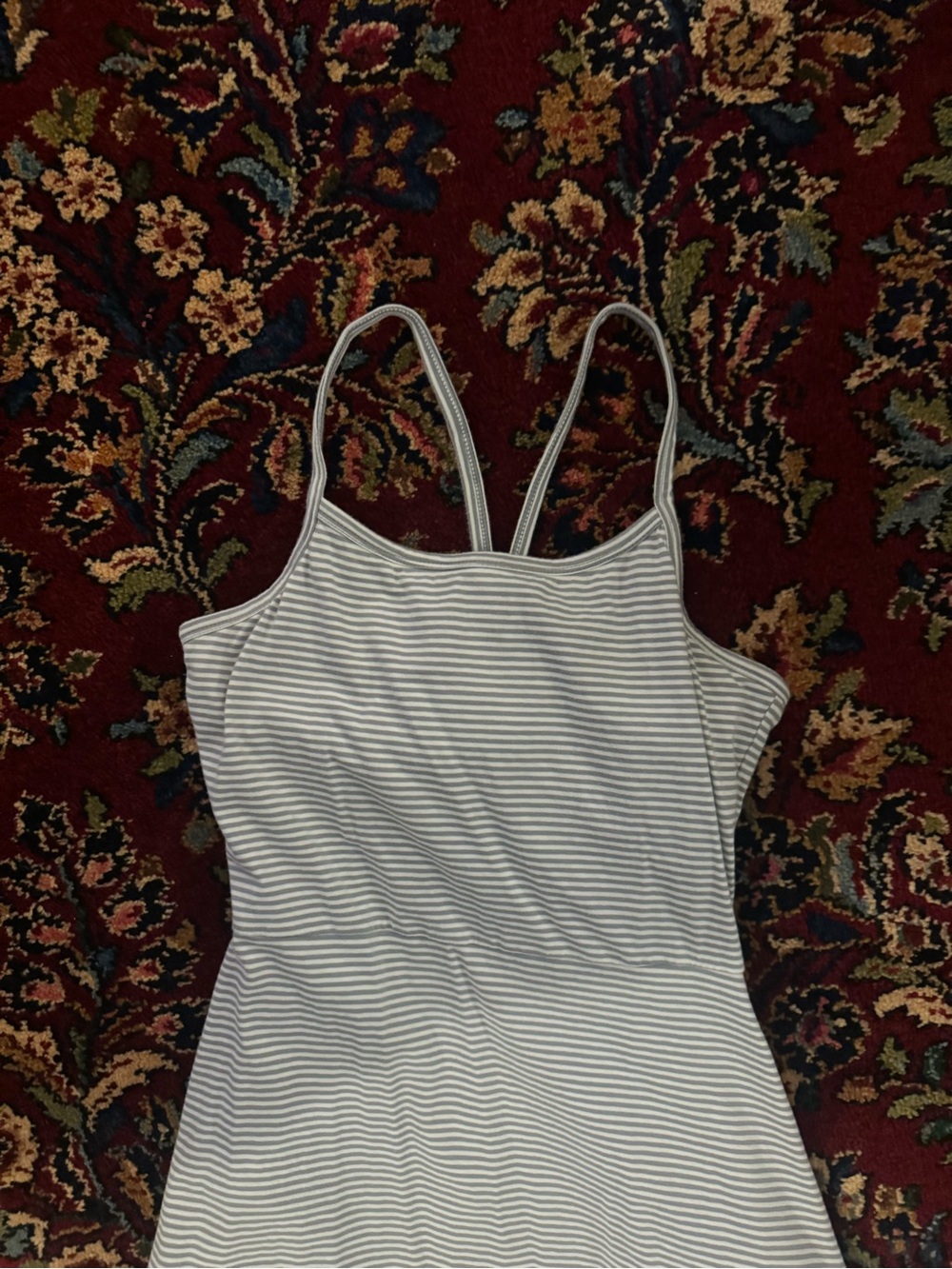 pact fit & flare mini, light blue stripe